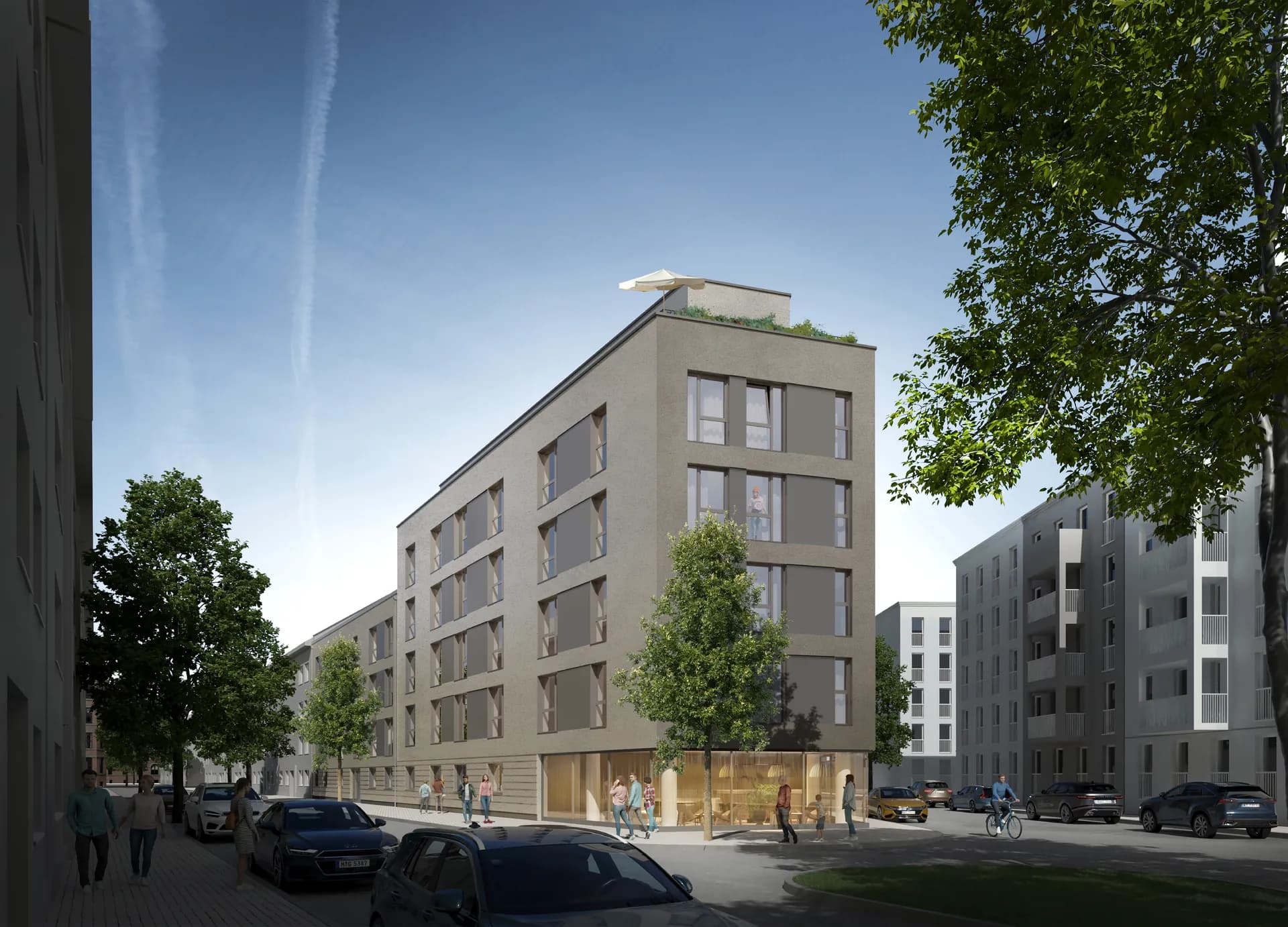 Visualisierung der Straßenansicht